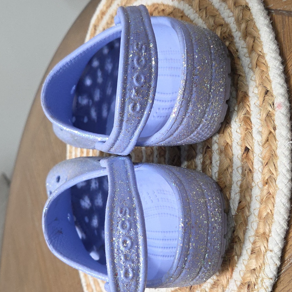 Crocs Iridescent Moon Jelly Classic Clogs - Picture 6 of 10